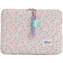 Floral laptop bag pink 13-inch protective case