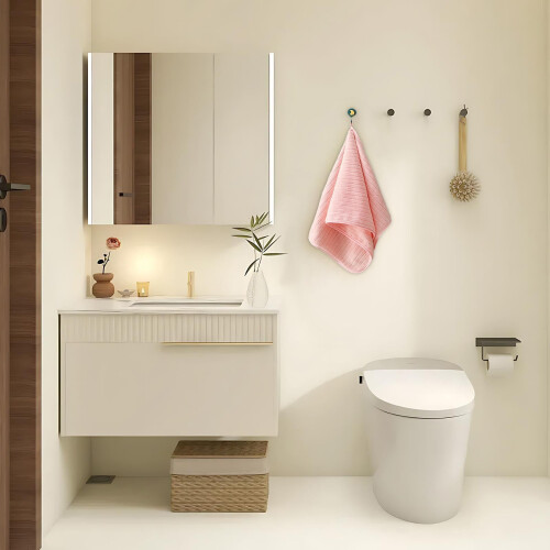 Toalha de mão macia e absorvente para banheiro, rosa, 75 x 35 cm (29,5 x 13,8 polegadas). 2