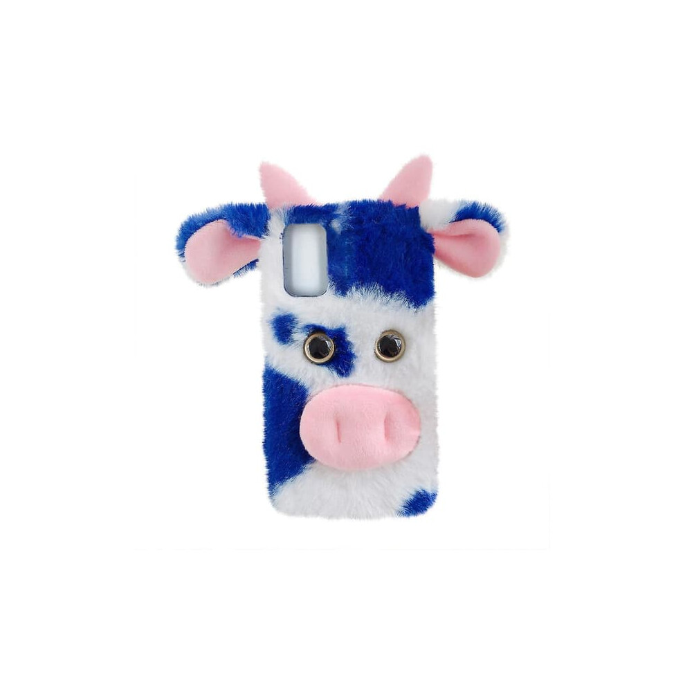 Fluffy Cow Phone Shell For Samsung S21 Ultra 5G Blue 962029738541