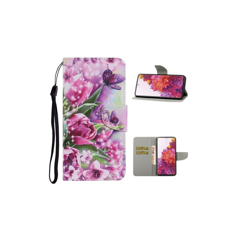 Samsung Galaxy S20 Fe Wallet Case Tulip Design 962029383321