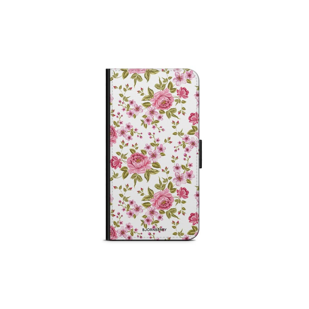 Bjornberry Wallet Case For Iphone 7 With Peony Design 962029391876
