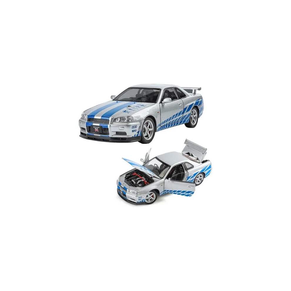 Nissan Skyline GT-R R34 diecast car 1:64