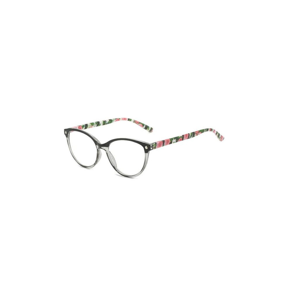 Anti- Round Reading Glasses 400 Blue/Light/Black 962029741503
