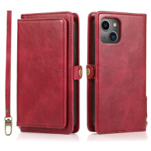 iPhone 13 Mini wallet case red