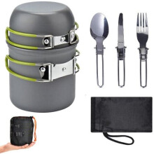 Camping Cookware Set Portable Kitchen for 1-4 People