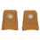 Leather Thimble with Metal Tip Set of 2 5