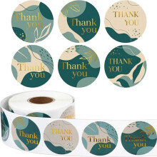 Thank You Stickers Envelope Sealing Labels 3.8 cm 500 pcs