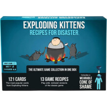 Exploding Kittens Recipes for Disaster Deluxe Card Game Set
