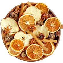 Simmer Pot Potpourri with Cinnamon Star Anise Dried Orange