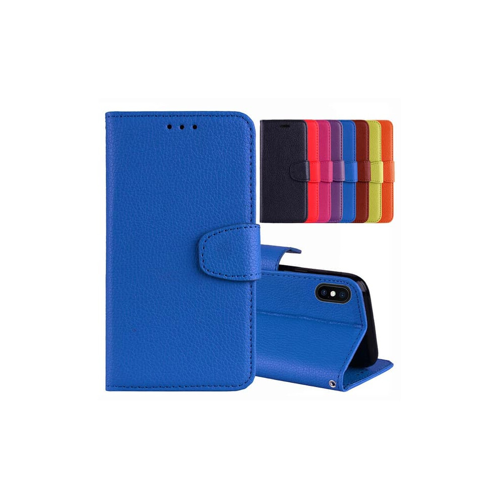 Iphone Xs Max Case With Card Slots And Wallet In Blue 962029739029
