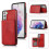 Samsung Galaxy S23 case with card holder red 1