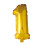 Gold Foil Balloon Number 1 41cm 1