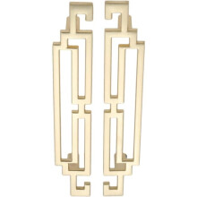 Gold-plated drawer handles 128mm retro vintage