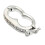 Pearl necklace shortener silver replaceable bail clasp 1