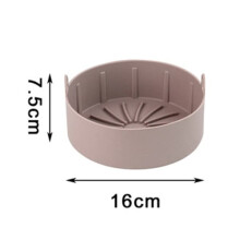 Silicone Air Fryer Basket Round Square 16cm