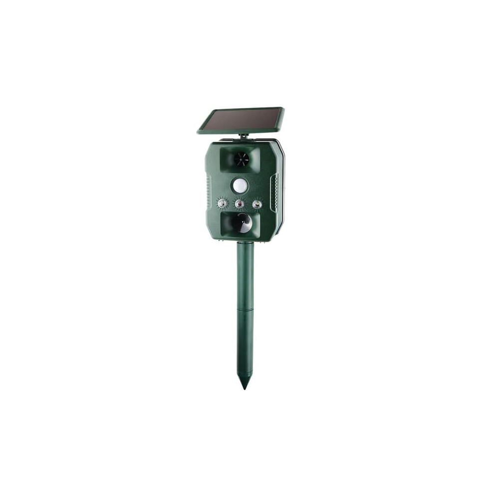 Inf Solar-Powered Pest Repeller With Ultrasound And Motion 962029402534
