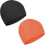 Elastic Swim Cap Black Orange 2 pcs 1