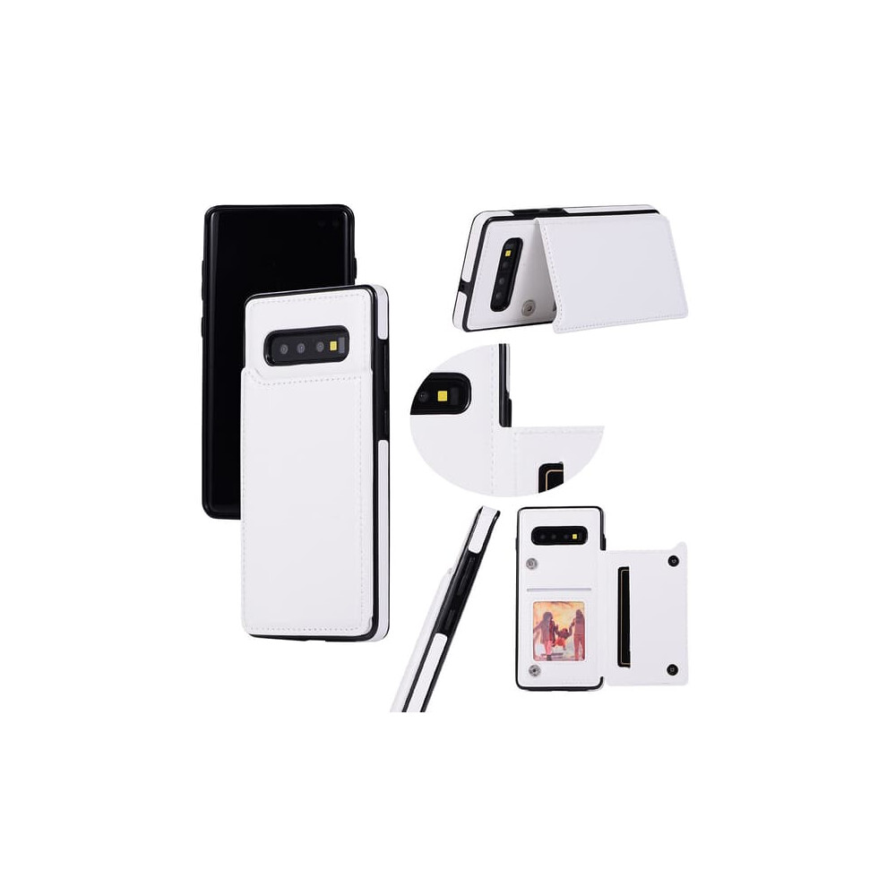 Nkobee Leather Wallet Case For Samsung Galaxy S10 White 900223038388