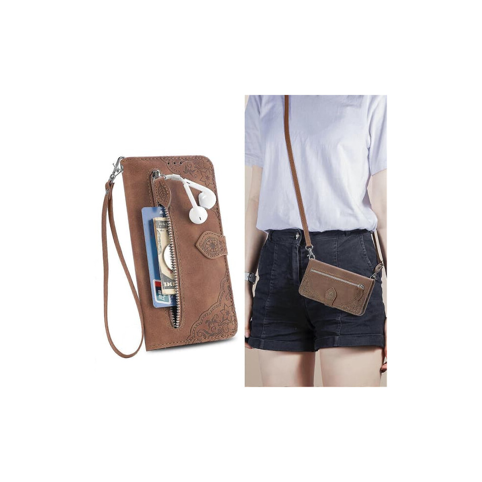 Samsung Galaxy A33 5G Wallet Case With Zipper And Lanyard 962029398219