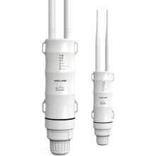 Outdoor WiFi amplifier dual band 2.4+5 GHz with PoE and 2