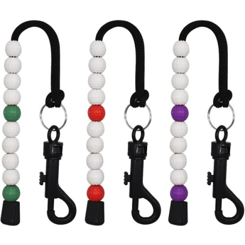 Golf Bead Counter for Men and Women 3 pcs
