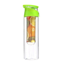 Water Bottle Fruit Infuser Green 750ml