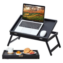 VEVOR Bedside Tray Foldable Adjustable 51x31 cm