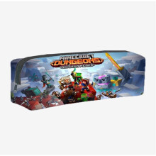 Minecraft pencil case with zipper large capacity 12 pcs
