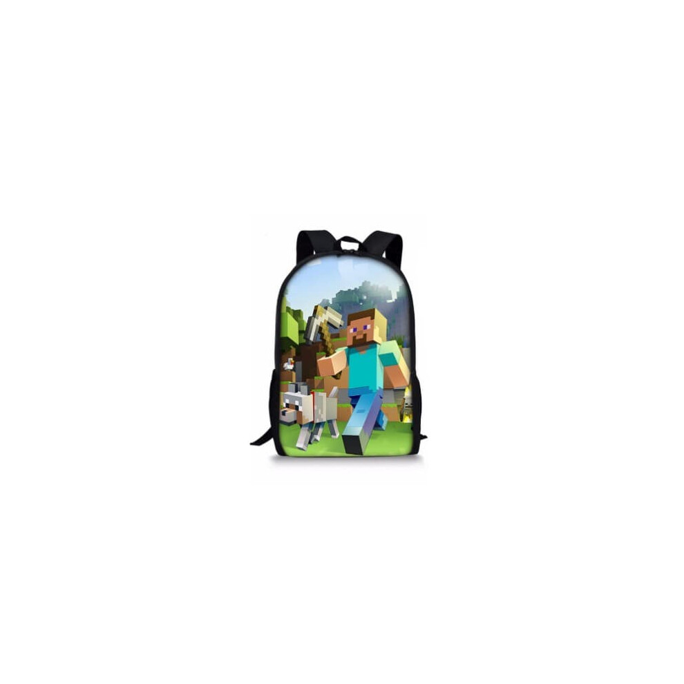 Minecraft kids backpack school bag 1 pack