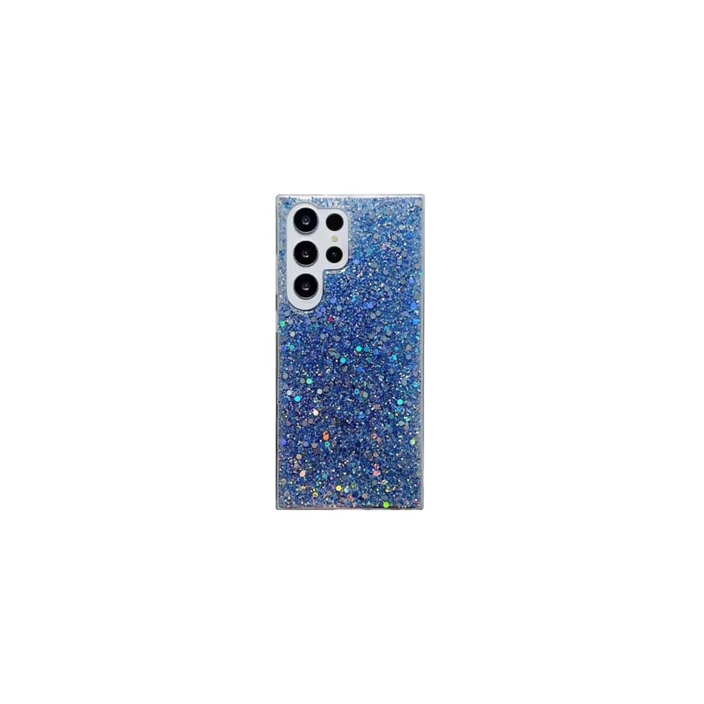 Samsung Galaxy S24 Ultra 5G Case Glitter Epoxy Tpu Blue 900223040282