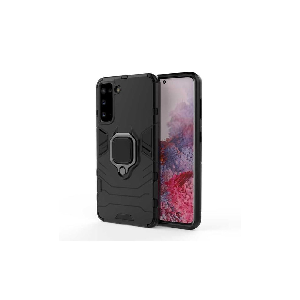 Samsung S21 Shockproof Case With Ring Holder Black 962029398455