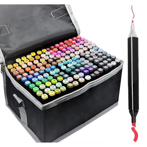 Highlighter Pens Multicolor Double-Sided 168-Pack