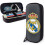 Real Madrid leather pencil case for school office portable 1