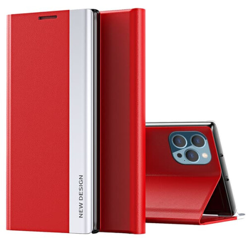 iPhone 14 Pro case mirror glossy red full protection