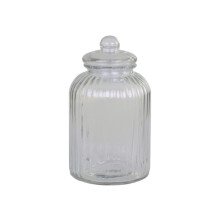 Glass Jar with Lid Antique Style 32x17.5 cm 460 ml