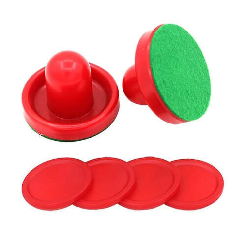 Air Hockey Pushers 96mm 8 pcs Red