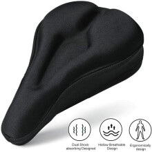 Bicycle Saddle Cover Silicone Gel Pad for Men and Women