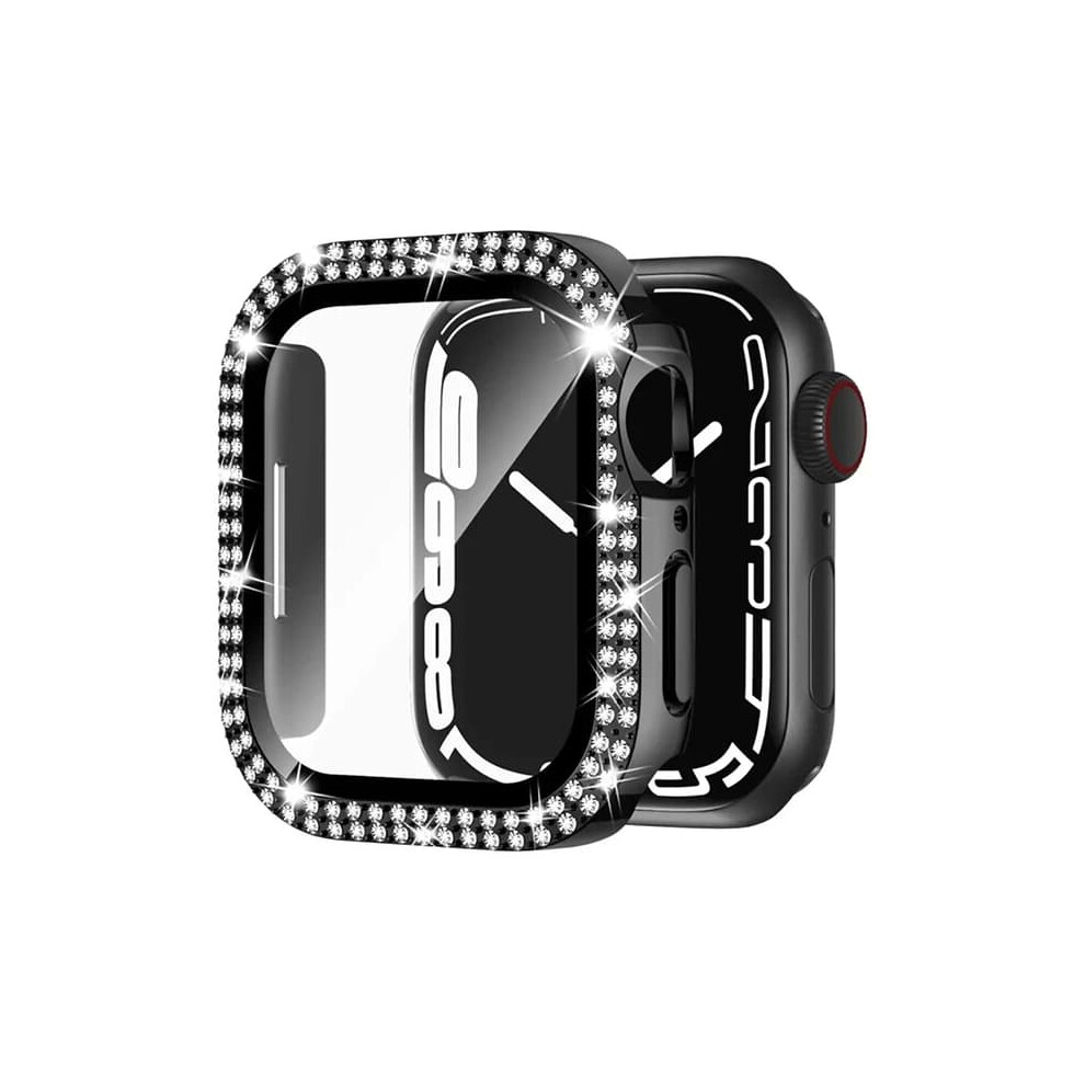 Glass Diamond Bling Case For Apple Watch 38Â46Mm Black 900223051042