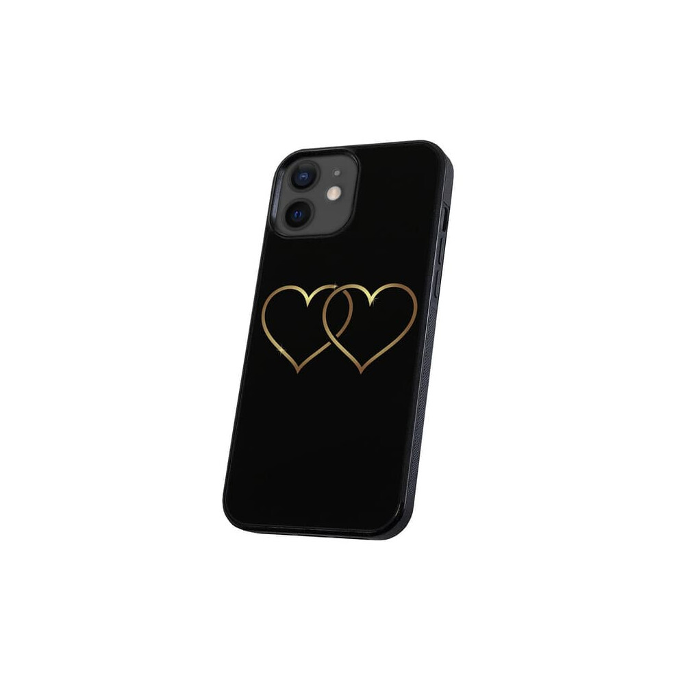 Iphone 12/12 Pro Case Double Hearts Multicolor 900223040732