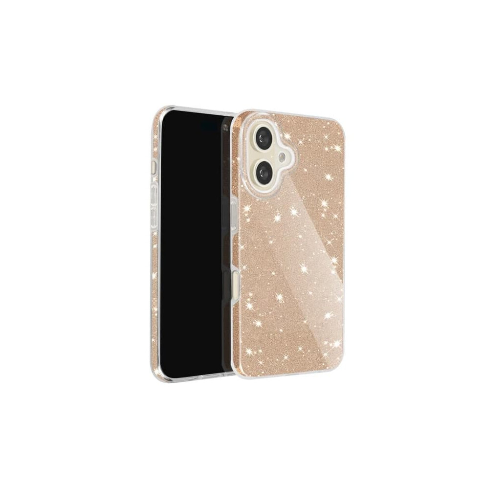 Avizar Glitter Iphone 16 Plus Case Silicone Yellow 962029400431