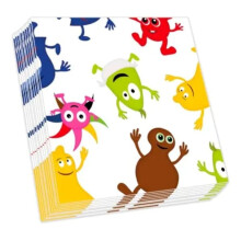 Babblarna napkins multicolor 16-pack
