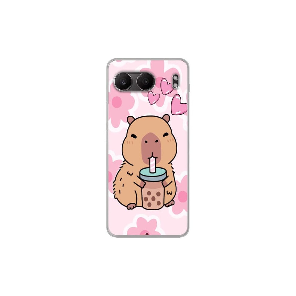 Oneplus Nord 4 Transparent Case With Capybara Hearts Design 962029385622