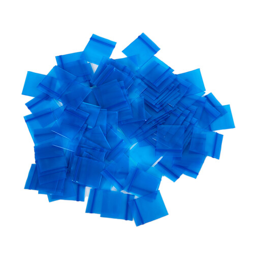 Plastic Ziplock Pill Packaging Bags Blue 100 pcs