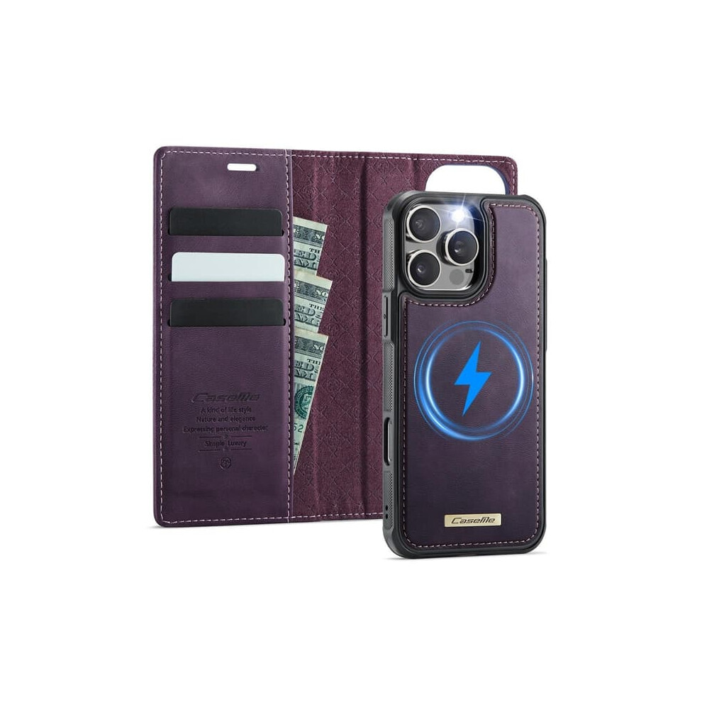 Caseme Magsafe Wallet Case For Iphone 13 3-Slot Rfid Purple 900223052001