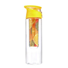 Fruit Infuser Water Bottle Yellow 750ml