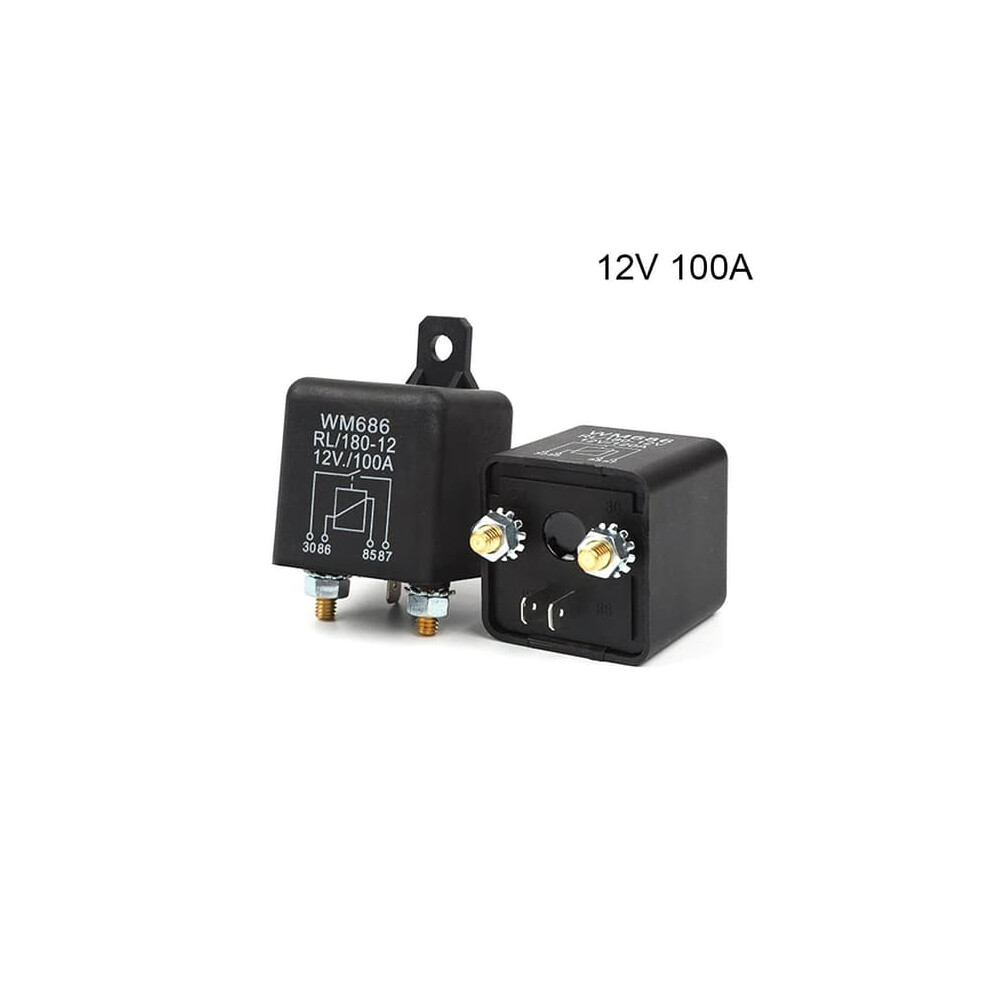 Car Starter Relay 12V 100A Black 962029411710