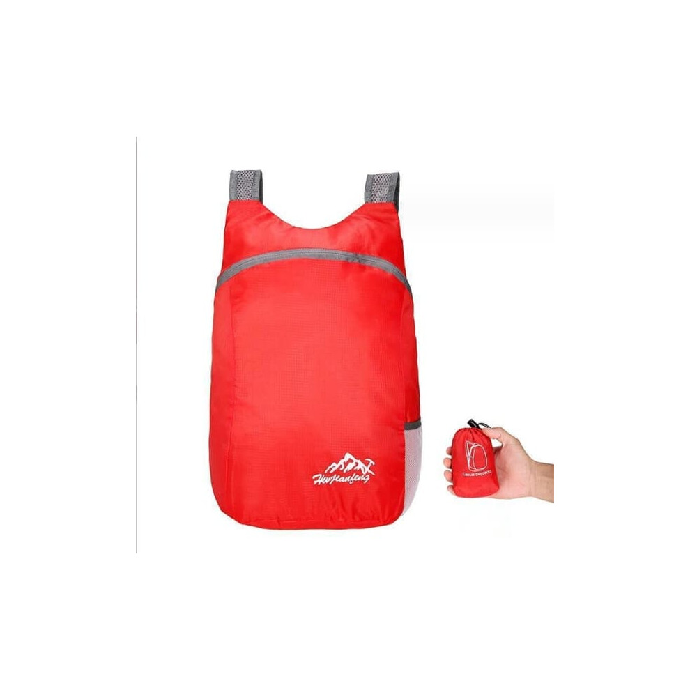 Ultralight Foldable Backpack Small Durable Red 962029395836