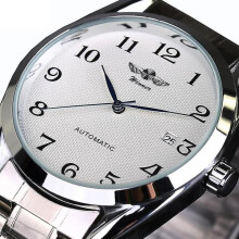 Men's automatic mechanical watch stainless steel with
