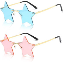 Star Sunglasses for Men and Women 2 Pairs