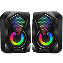 USB computer speaker 10W 2.0 with LED lighting